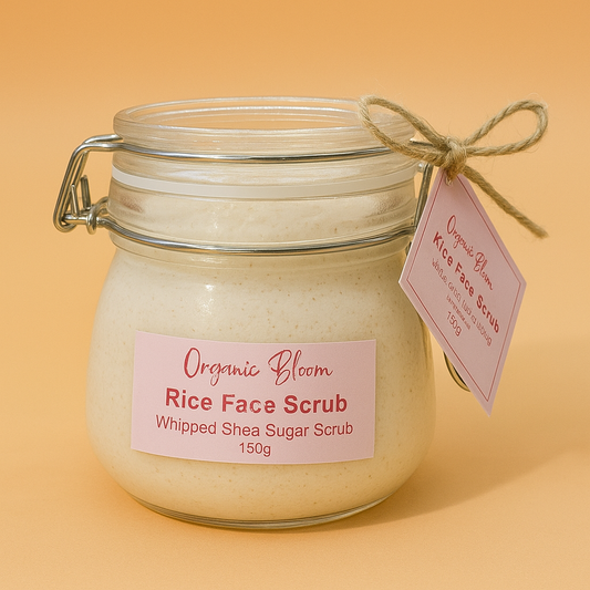 Rice face whipped Shea Sugar Scrub