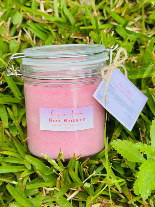 Rose Blossom whipped sugar scrub